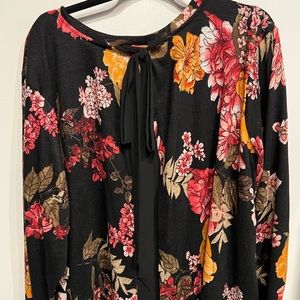 Floral Blouse with beautiful back detail